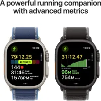 Смарт-годинник Apple Watch Ultra 3 GPS + Cellular 49mm Black Titanium Case with Black Alpine Loop - S (MF0Q4QP/A)