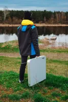 Набір стіл та стільці розкладні Neo Tools, стіл 60х120х60см, 4 стільці 36х34Х27см, 6.9кг (63-159)