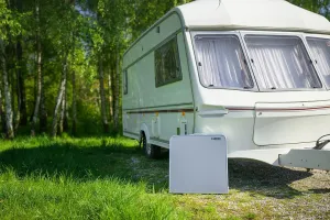 Набір стіл та стільці розкладні Neo Tools, стіл 60х120х60см, 4 стільці 36х34Х27см, 6.9кг (63-159)