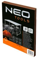 Набір стіл та стільці розкладні Neo Tools, стіл 60х120х60см, 4 стільці 36х34Х27см, 6.9кг (63-159)