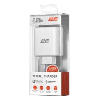 Зарядний пристрій мережевий 2E 65Вт GaN 2хUSB-C/USB-A, PD/QC (2E-WC3USB65W-W)