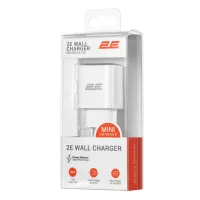 Зарядний пристрій мережевий 2E 30Вт USB-C PD (2E-WC1USBC30W-W)
