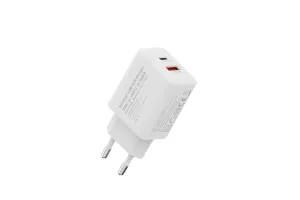 Зарядний пристрій DIGITUS GaN 1хUSB-C, 1хUSB-A, 30W (DA-10301)