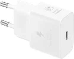 Зарядний пристрій мережевий Samsung 25Вт USB-С, кабель USB-C > USB-C, 1м (EP-T2510XWEGEU)