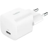 Зарядний пристрій мережевий Belkin 25Вт USB-С PD PPS (WCA012KQWH)