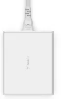 Зарядний пристрій мережевий Belkin 108Вт 2хUSB-С GAN PD PPS/2хUSB-A (WCH010VFWH)