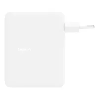 Зарядний пристрій мережевий Belkin 140Вт 3хUSB-С GAN PD PPS, USB-A (WCH014BTWH)