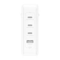 Зарядний пристрій мережевий Belkin 140Вт 3хUSB-С GAN PD PPS, USB-A (WCH014BTWH)