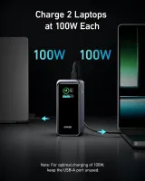 Зовнішній акумулятор ANKER 735 Prime 20000mAh 200W PD Black (A1336011)