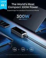 Зовнішній акумулятор ANKER 26250mAh 300W Black (A110AH11)