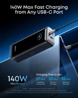 Зовнішній акумулятор ANKER 26250mAh 300W Black (A110AH11)