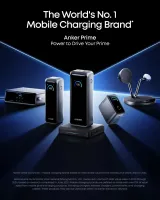 Зовнішній акумулятор ANKER 26250mAh 300W Black (A110AH11)