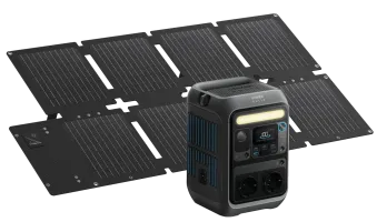 Зарядна станція ANKER SOLIX C300X + Портативна сонячна панель PS60
