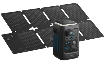 Зарядна станція ANKER SOLIX C300XDC + Портативна сонячна панель PS60