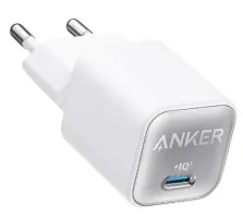 Зарядний пристрій мережевий ANKER PowerPort 511 Nano III - 30W USB-C (Біла)