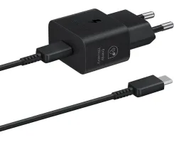 Зарядний пристрій мережевий SAMSUNG 25W Travel Adapter + Type-C cable Black/EP-T2510XBEGEU
