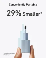 Зарядний пристрій мережевий ANKER PowerPort 511 Nano IV - 30W USB-C (Білий)