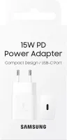 Зарядний пристрій мережевий SAMSUNG 15W Power Adapter (w/o Cable) EP-T1510NWEGEU / Біла