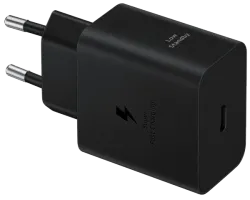 Зарядний пристрій мережевий SAMSUNG 45W Compact Power Adapter EP-T4511NBEGEU / Чорний