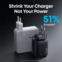 Зарядний пристрій мережевий ANKER GaNPrime Charger - 67W, 2xUSB-C PD & 1xUSB-A (Чорний)