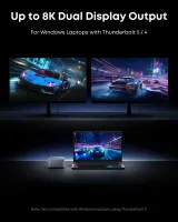 Зарядний пристрій мережевий ANKER Prime Docking Station, 14-in-1, 8K, Thunderbolt 5 (Чорний)