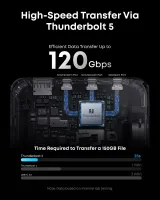 Зарядний пристрій мережевий ANKER Prime Docking Station, 14-in-1, 8K, Thunderbolt 5 (Чорний)