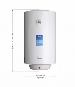 Водонагрівач Midea D80-15F1(W), 80л 