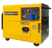 Генератор дизельний KOMPAK K6100SE 5000/5500 W