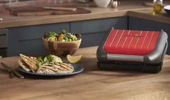 Гриль RUSSELL HOBBS George Foreman 25030-56 Compact Steel Grill