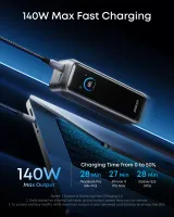 Зовнішній акумулятор ANKER Prime - 20000mAh 220W PD (A110BH11)