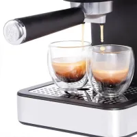 Кавоварка еспрессо RUSSELL HOBBS 26451-56 Distinctions Ocean, 1,1л, мелена + чалди, синьо-сріблястий