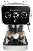 Кавоварка еспрессо RUSSELL HOBBS Distinctions 26450-56, чорно-сріблястий