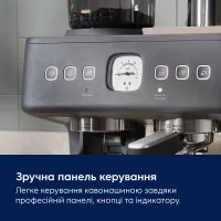 Кавоварка еспрессо ELECTROLUX E8EC1-8BP, чорна