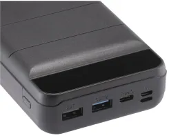 Зовнішній аккумулятор YENKEE YPB 3010-30000 mAh Li-pol+TYPE-C (Чорний)