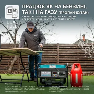 Генератор газобензиновий Konner&Sohnen KS 3000 G