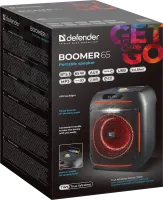 Портативна акустика DEFENDER (65265) Beatbox 65 65Вт, BT/FM/USB/TF/AUX/TWS, чорний