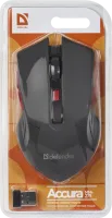 Миша DEFENDER Accura MM-275 Wireless (Червона)