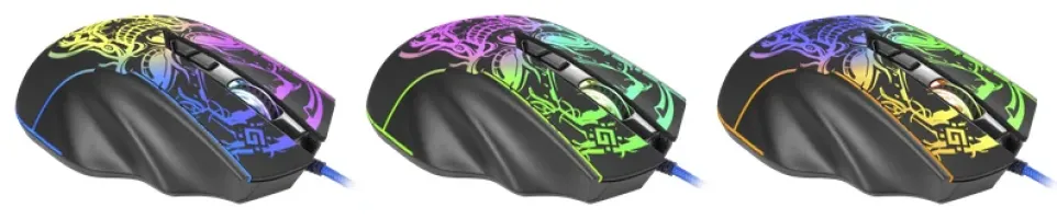 Миша DEFENDER (52928) Bulletstorm GM-928 7 кнопок, 7200 dpi