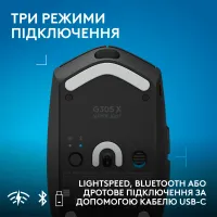 Миша LOGITECH G305 X SUPERLIGHT Black (910-007739)