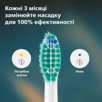 Зубна електрощітка PHILIPS HX6014/87 насадки ProResults 4 шт