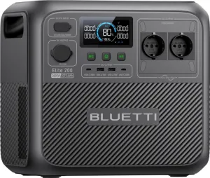 Зарядна станція Bluetti Elite 200 V2 / 2600 Вт / 2073.6 Вт⋅год / LiFePO4 (P-EL200V2-EU-GY-010)