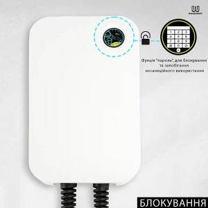 Зарядна станція Wissenergy 380В 32A 22 кВт, DLM, Type2, кабель 5м, WB20+DLM