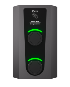 Зарядна станція Octa smart wall Type 2 7,4 кВт Socket + Type 2 7,4 кВт Socket