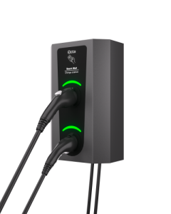 Зарядна станція Octa smart wall Type 2 22 кВт 5м + Type 1 7,4 кВт 5м