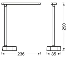Лампа настільна світодіодна LEDVANCE  LED PANAN Fold 5W 4000K