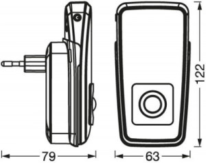 Нічник LEDVANCE LUNETTA TORCH Inductive білий