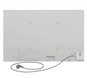 Обігрівач керамічна панель Ardesto HCP-750RBGM, 750Вт, 15м2, ел. керування, IP33, бежевий мармур