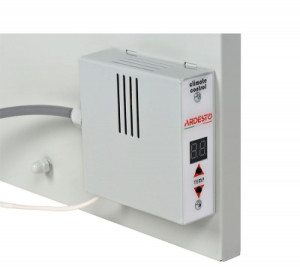 Обігрівач керамічна панель Ardesto HCP-750RBGM, 750Вт, 15м2, ел. керування, IP33, бежевий мармур
