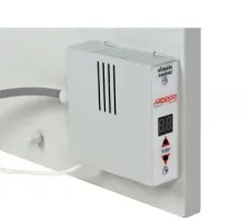 Обігрівач керамічна панель Ardesto HCP-750RBGM, 750Вт, 15м2, ел. керування, IP33, бежевий мармур