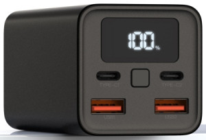 Зовнішній акумулятор XO PB97 - 20 000 mAh PD65W for laptop (чорний)